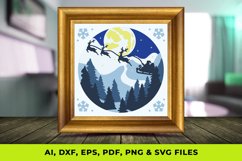 3D Layered Winter SVG Product Image 1
