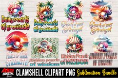 Positive Quotes Clipart Bundle | Clamshell Clipart Bundle Product Image 4