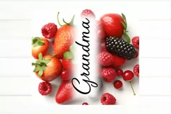Grandma Tumbler Wrap. Grandmas Garden Sublimation PNG Product Image 2