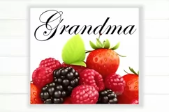Grandma Tumbler Wrap. Grandmas Garden Sublimation PNG Product Image 3