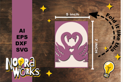 Animals Gatefold Invitation Template: SVG DXF Product Image 2