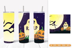 Halloween Scenes Tumbler Wrap Product Image 3