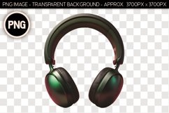 Headphones PNG Isolated Object Product Image 1