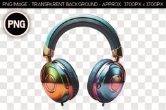 Headphones PNG Isolated Object Product Image 1