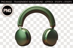 Headphones PNG Isolated Object Product Image 1