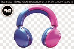 Headphones PNG Isolated Object Product Image 1