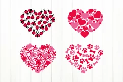 Love Heart PNG, SVG. Valentines Day Hearts. Hearts Design Product Image 5
