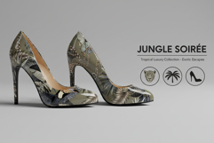 Moody Indigo Jungle &amp; Tropical Seamless Patterns Product Image 2