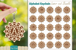 Alphabet Keychain Lasercut|Monogram Alphabet Keychain Bundle Product Image 1