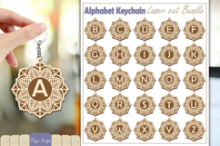 Alphabet Keychain Lasercut|Monogram Alphabet Keychain Bundle Product Image 1