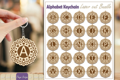 Alphabet Keychain Lasercut|Monogram Alphabet Keychain Bundle Product Image 1