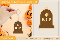 26 Design Halloween Keychain Laser Cut | Halloween Design Product Image 2