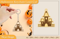 26 Design Halloween Keychain Laser Cut | Halloween Design Product Image 13
