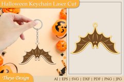 26 Design Halloween Keychain Laser Cut | Halloween Design Product Image 15