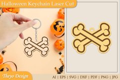 26 Design Halloween Keychain Laser Cut | Halloween Design Product Image 21