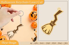 26 Design Halloween Keychain Laser Cut | Halloween Design Product Image 24