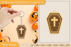26 Design Halloween Keychain Laser Cut | Halloween Design Product Image 25