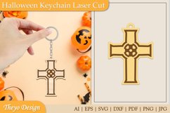 26 Design Halloween Keychain Laser Cut | Halloween Design Product Image 4