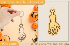 26 Design Halloween Keychain Laser Cut | Halloween Design Product Image 6