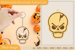26 Design Halloween Keychain Laser Cut | Halloween Design Product Image 7