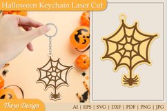 26 Design Halloween Keychain Laser Cut | Halloween Design Product Image 8