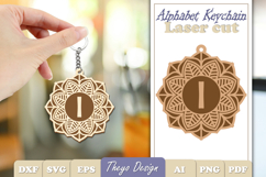 Alphabet Keychain Lasercut|Monogram Alphabet Keychain Bundle Product Image 11