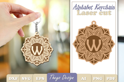 Alphabet Keychain Lasercut|Monogram Alphabet Keychain Bundle Product Image 25
