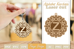 Alphabet Keychain Lasercut|Monogram Alphabet Keychain Bundle Product Image 27