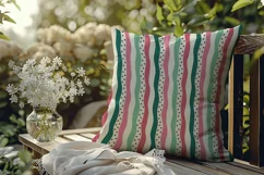 Outdoor Pillow Mockup | PSD and PNG | Lifestyle Mockup Product Image 2