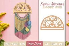 Hanger Macrame Laser Cut | Wood Frame Weaving Macrame Bundle Product Image 18
