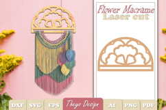 Hanger Macrame Laser Cut | Wood Frame Weaving Macrame Bundle Product Image 11