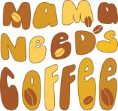 Coffee Stickers PNG. Hippie Stickers. Coffee Sublimation Product Image 3