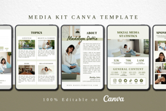 Clean Media Kit for Content Creators | Canva Template Product Image 3