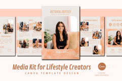 Media Kit for Lifestyle Creators | Canva Template Product Image 1