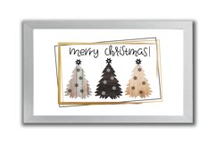 Rustic Christmas Tree PNG. Christmas Tree Sublimation. Product Image 2