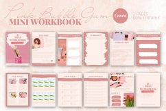 CANVA TEMPLATE MINI WORKBOOK Pink Bubble Gum Beauty Influenc Product Image 4