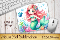 Beautiful Mermaid Mouse Pad Design Product Image 1