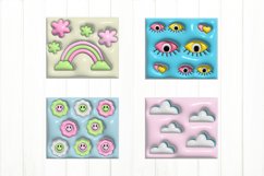 3D Inflated Mouse Pad PNG. 3D Puff Mouse Pad PNG Product Image 2