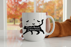 Just a Bunch of Hocus Pocus Black Cat Funny Sarcastic PNG Product Image 3