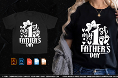 Mockup My 1st Father&#039;s Day Product Image 1
