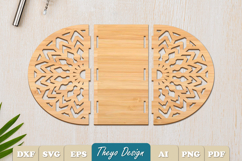 Wooden Napkin Holder Laser Cut | Snowflake Napkin Bundle Product Image 2