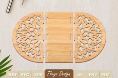 Wooden Napkin Holder Laser Cut | Mandala Napkin Bundle Product Image 2