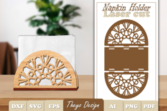 Wooden Napkin Holder Laser Cut | Mandala Napkin Bundle Product Image 17