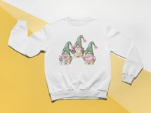 Floral Gnome Png | Sublimation Design | Three Bloom Gnomes Product Image 5