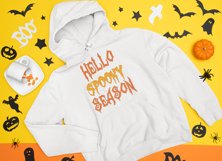 Hello spooky season sublimation | Halloween PNG Product Image 4