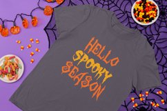 Hello spooky season sublimation | Halloween PNG Product Image 2