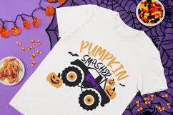 Pumpkin Truck SVG, Pumpkin Smasher SVG, Boy Halloween SVG Product Image 2