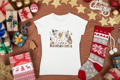 Happy Hallothanksmas PNG Dancing Skeletons & Seasonal Design Product Image 9