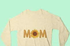 Mom Sunflower | Mothers Day Png | Digital Illustration Product Image 3