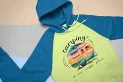 Camping Is My Happy Place Png | Camp Sublimation Product Image 4